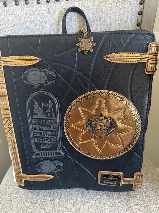 Loungefly Mummy Themed Black Backpack