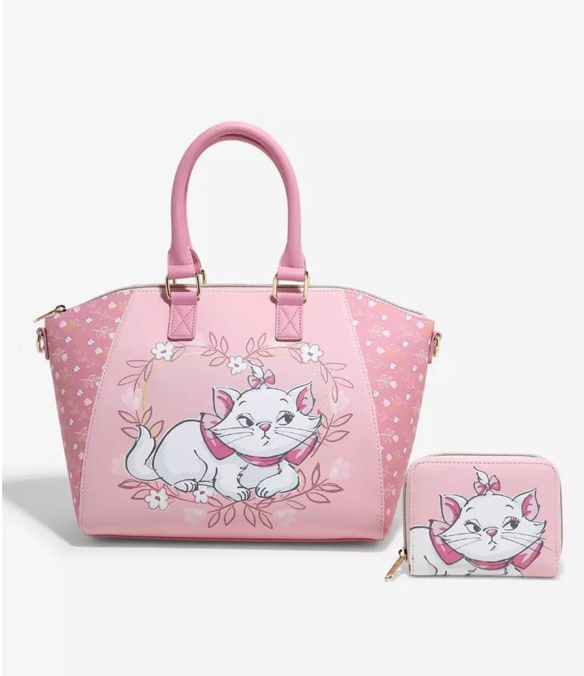 Loungefly Disney The Aristocats Marie Flowers Satchel Bag