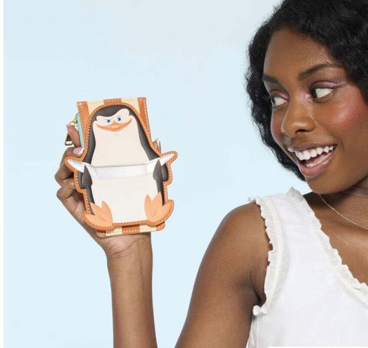 Loungefly Madagascar Penguins Skipper Card Holder