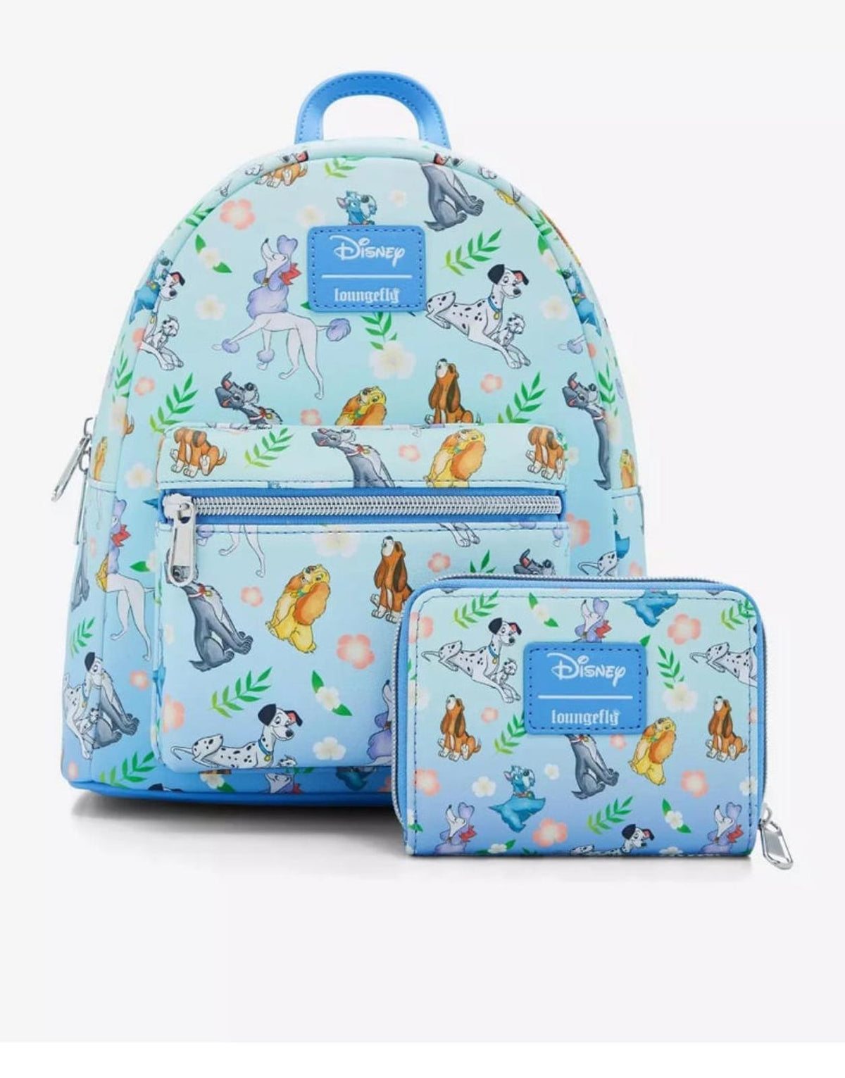 Loungefly Disney Dogs Floral Mini Backpack