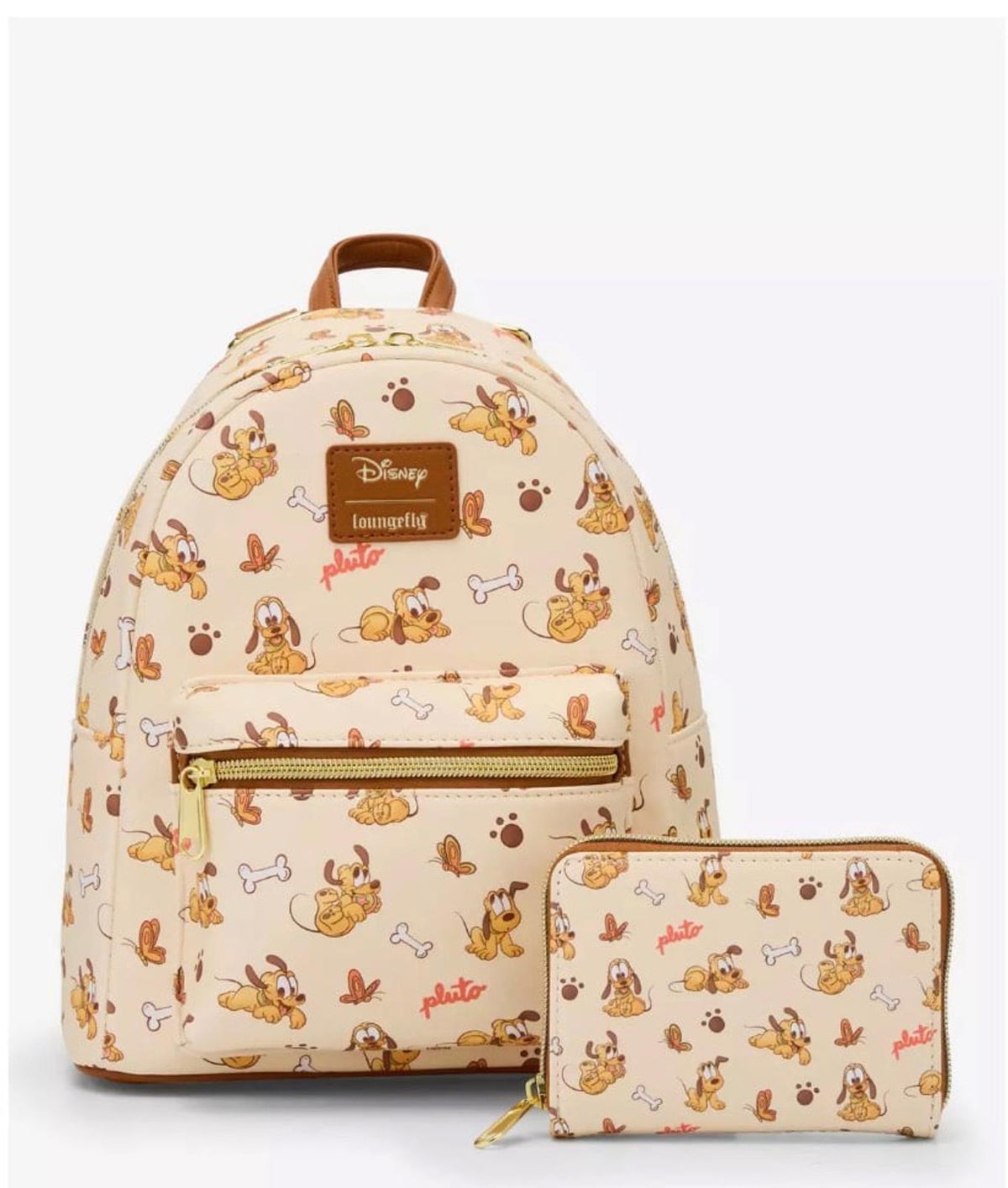 Loungefly Disney Pluto Baby Mini Zipper Wallet