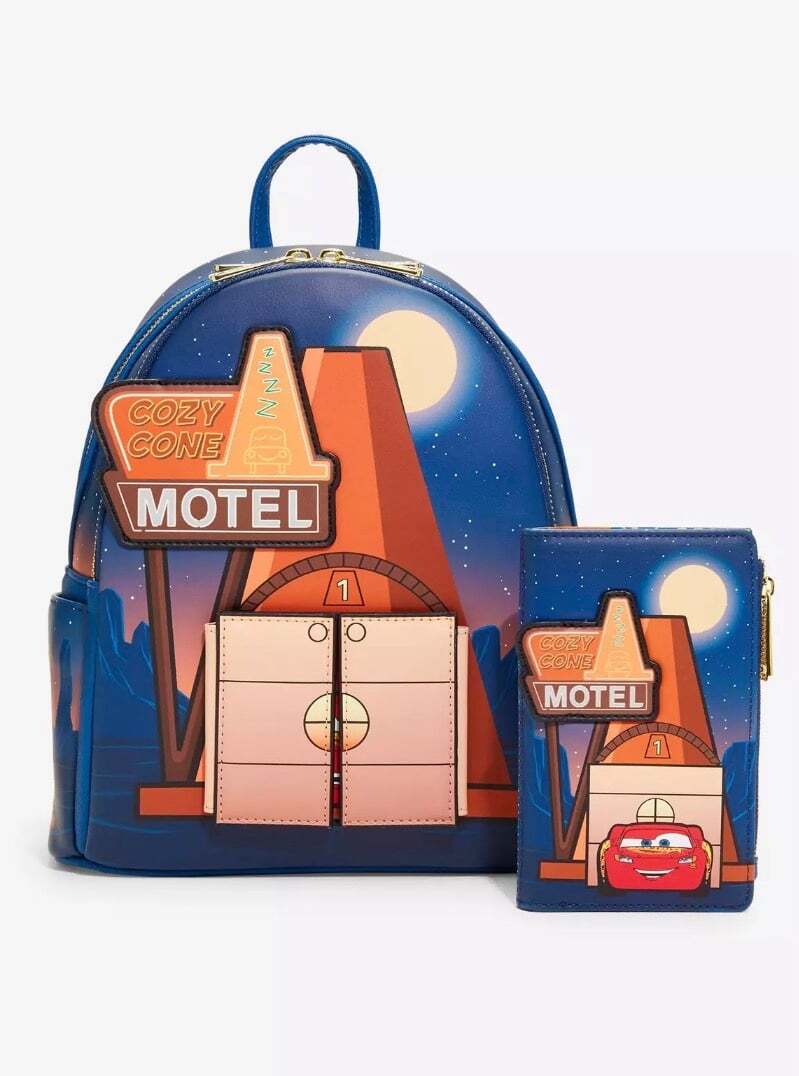Loungefly Disney Pixar Cars Cozy Cone Motel Glow-in-the-Dark Wallet