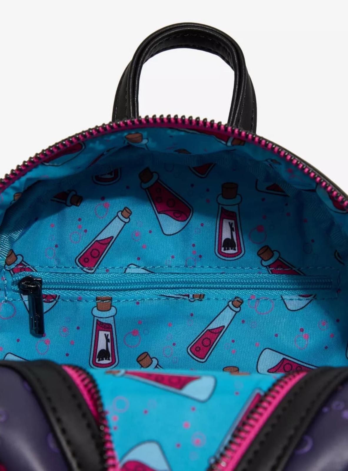 Loungefly Disney The Emperor's New Groove Kronk & Yzma Secret Lab Mini Backpack