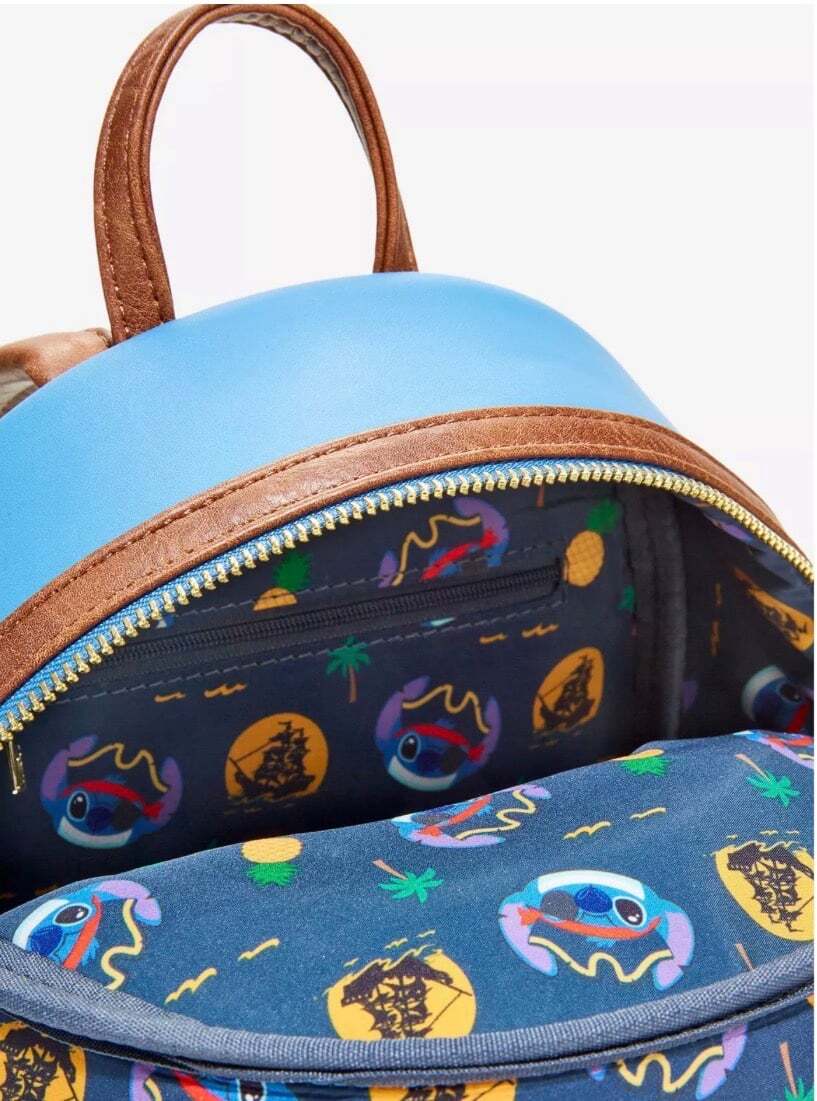 Loungefly Disney Lilo & Stitch Pirate Stitch Figural Mini Backpack