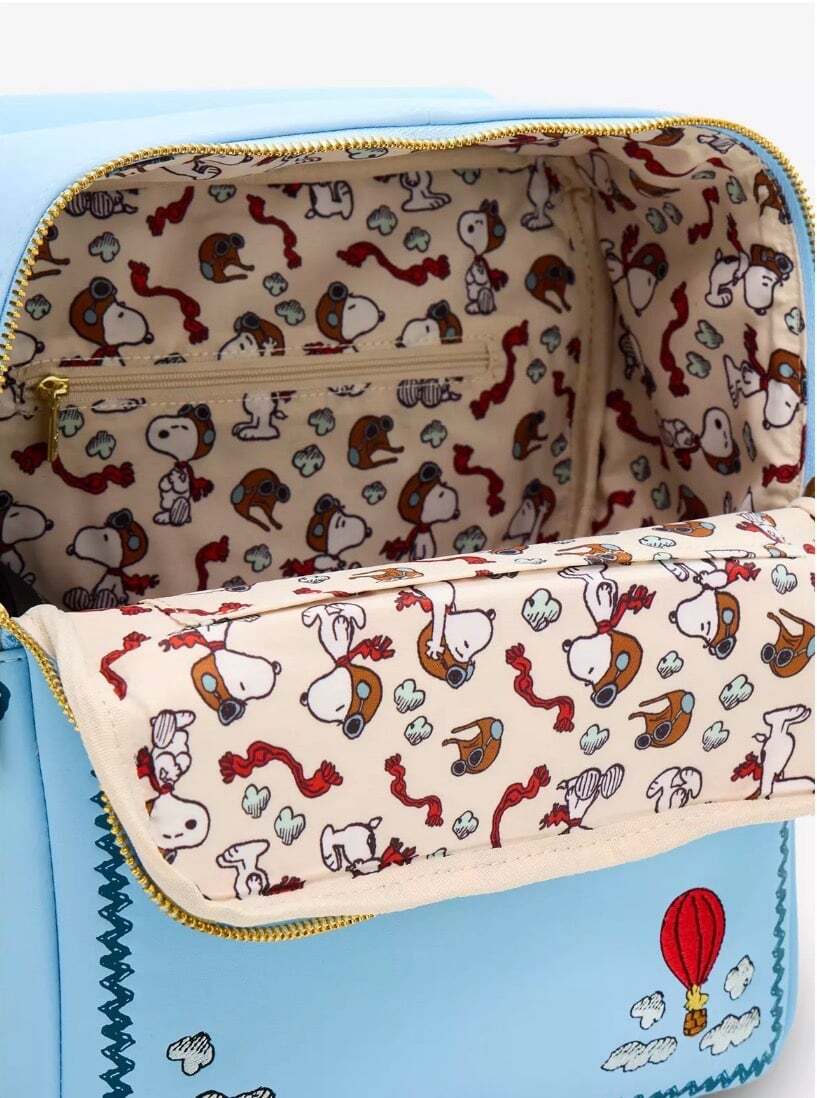 Loungefly Peanuts Snoopy and The Red Baron Mini Backpack