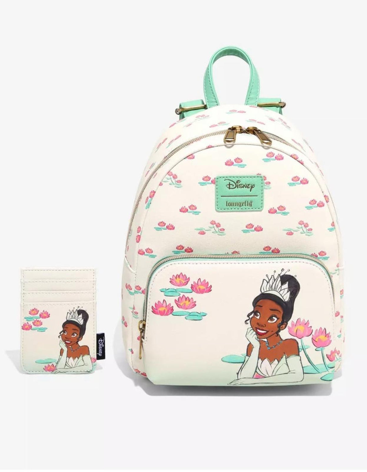 Loungefly The Princess & The Frog Tiana Water Lilies Mini Backpack
