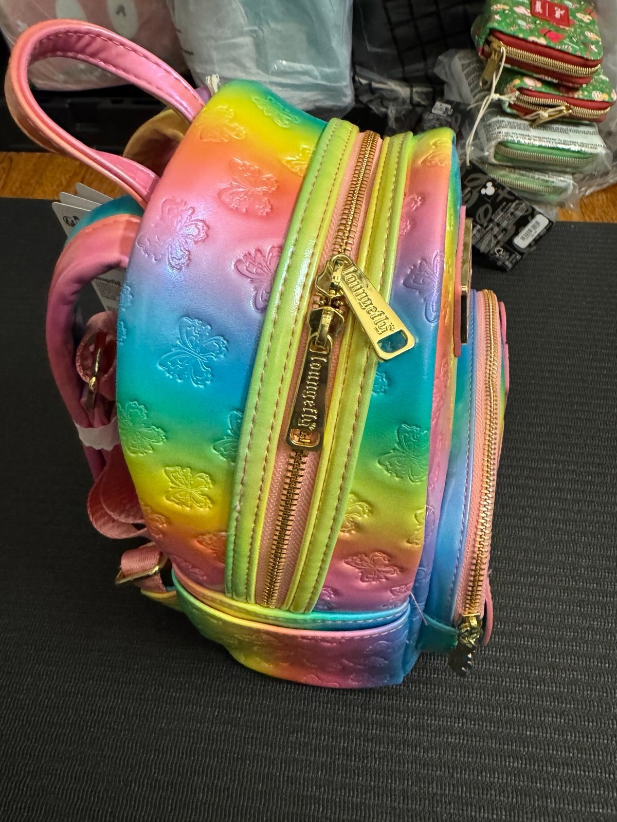 Loungefly Dolly Butterfly Embossed Pastel Mini Backpack