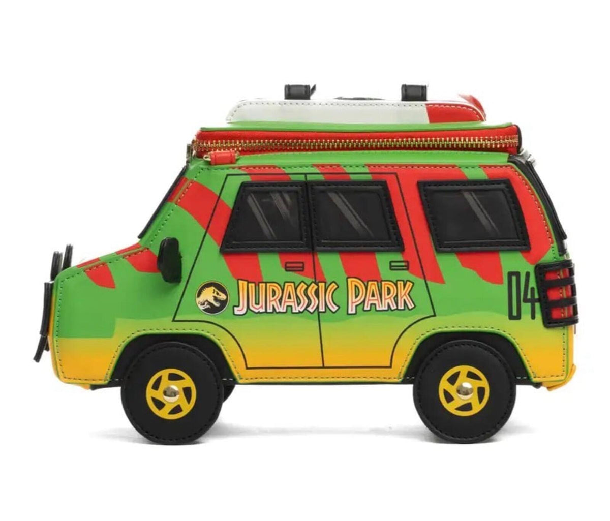 Loungefly Universal Jurassic Park Safari Tour Vehicle Light Up Figural Crossbody