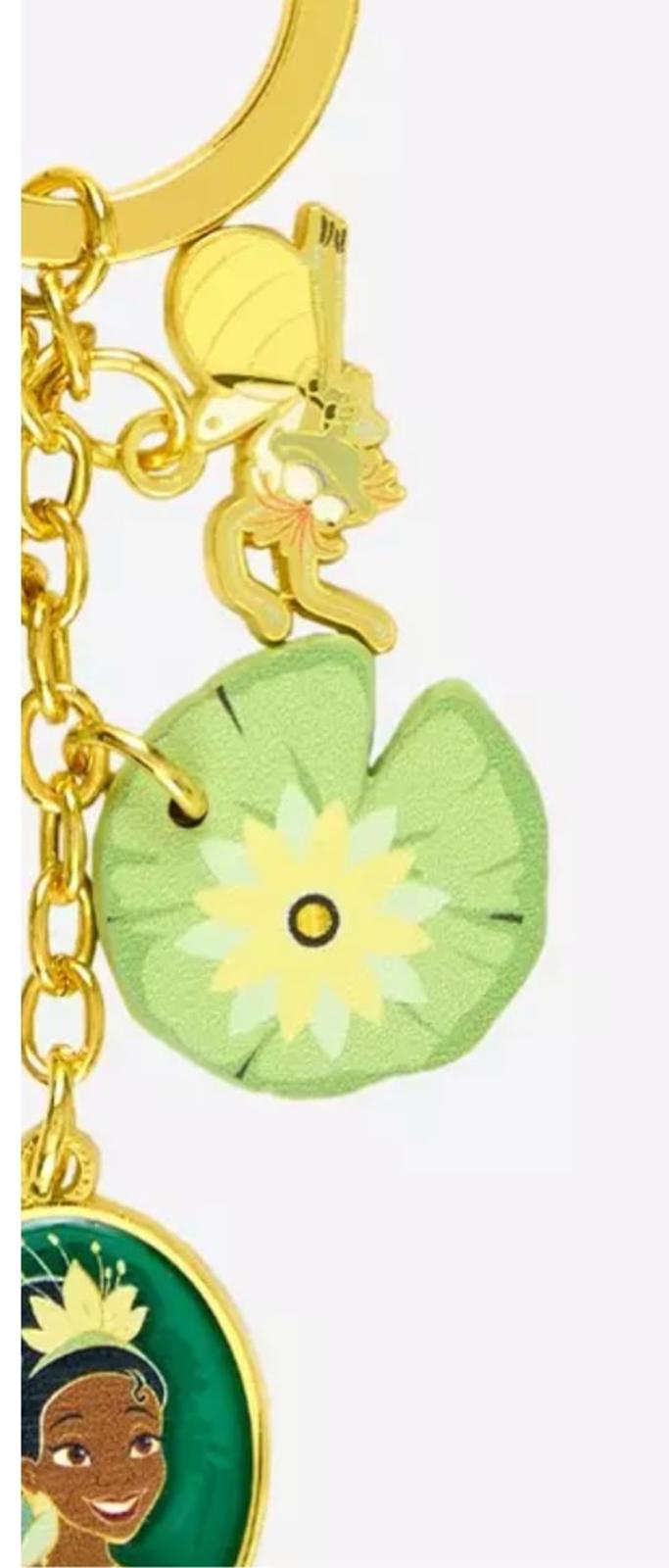 Loungefly Disney The Princess and the Frog Tiana Lily Pad Multi-Charm Keychain