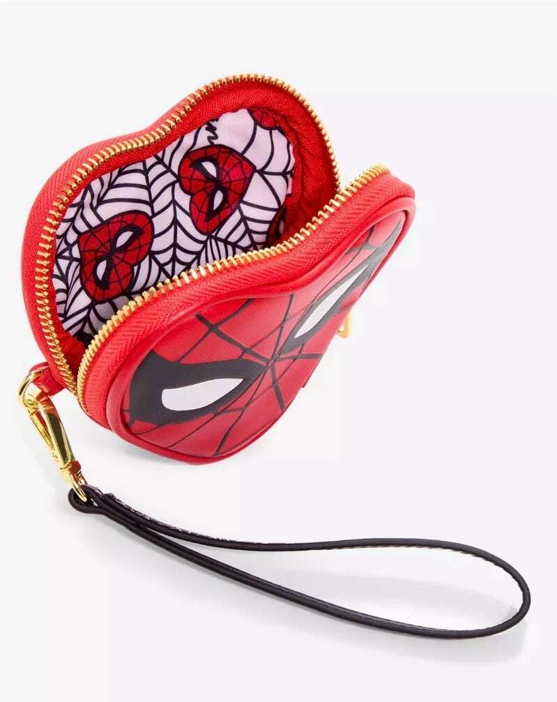 Loungefly Marvel Spider-Man Heart Mask Coin Purse