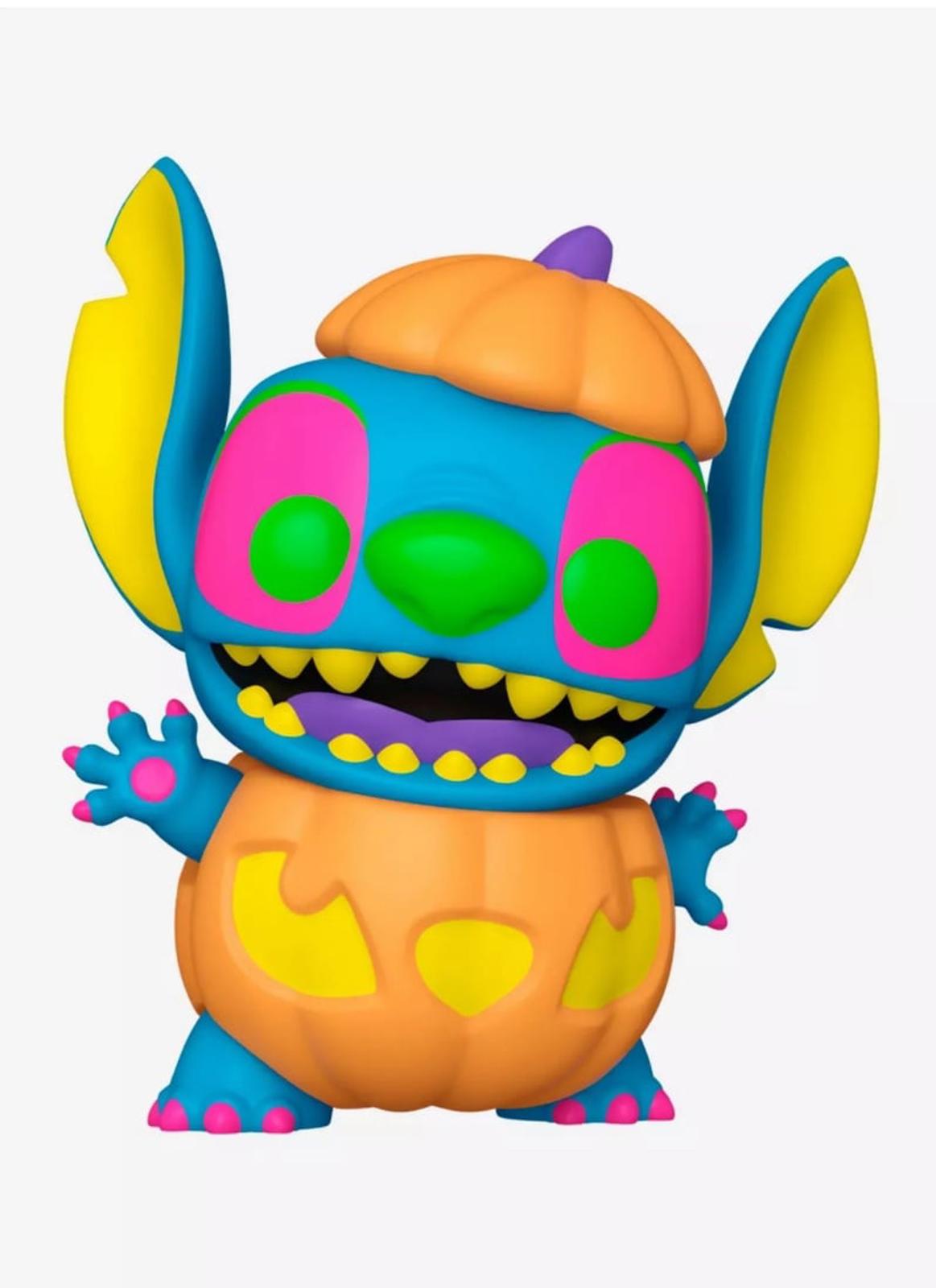Funko Lilo & Stitch Pop Pumpkin Stitch (Black Light) Figure