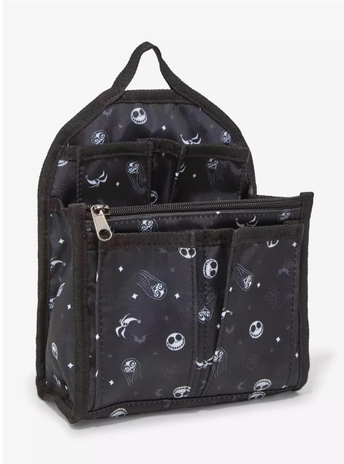 Disney The Nightmare Before Christmas Jack & Sally AOP Mini Backpack Organizer
