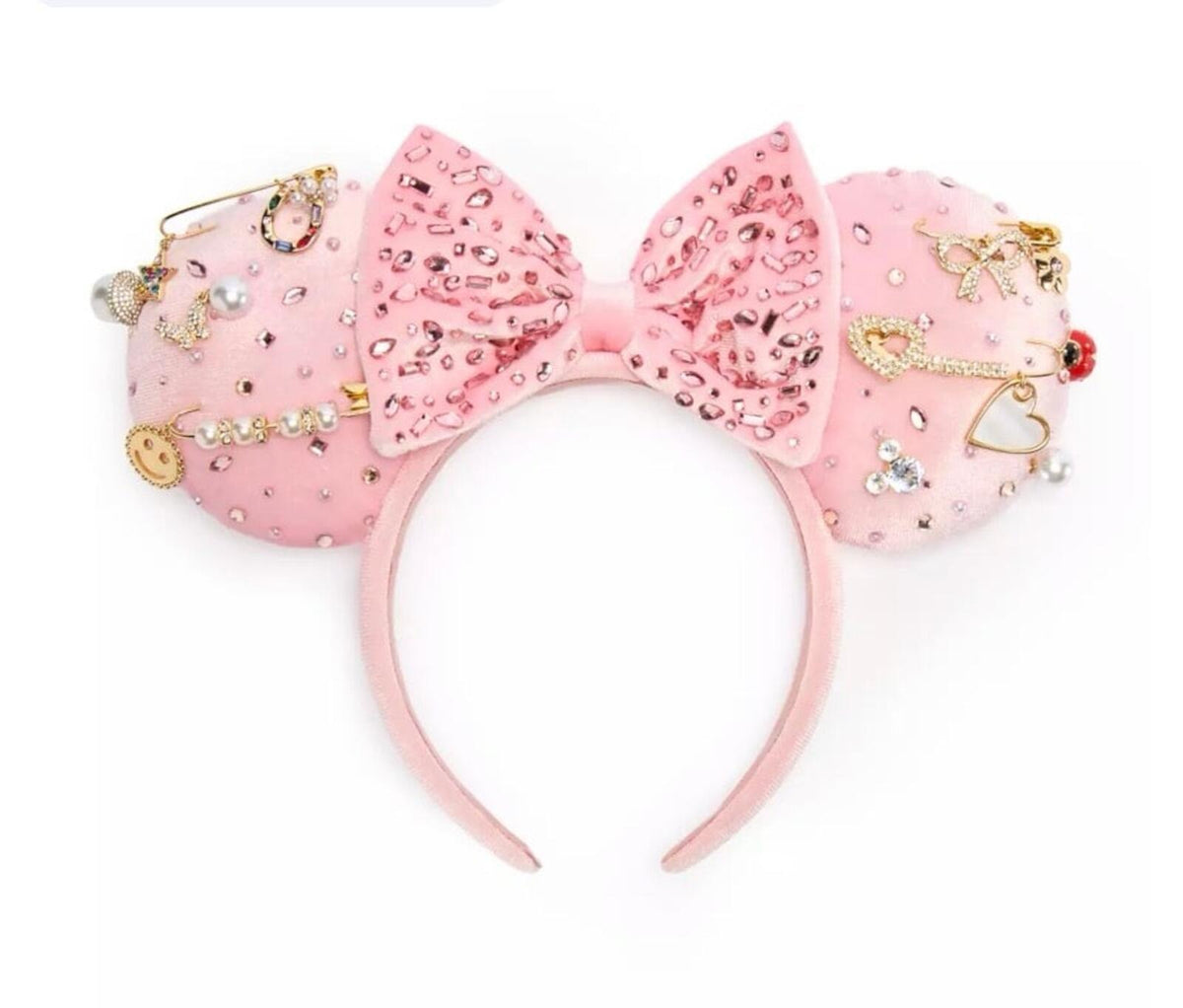 Minnie Mouse Custom Charm Ear Headband by BaubleBar