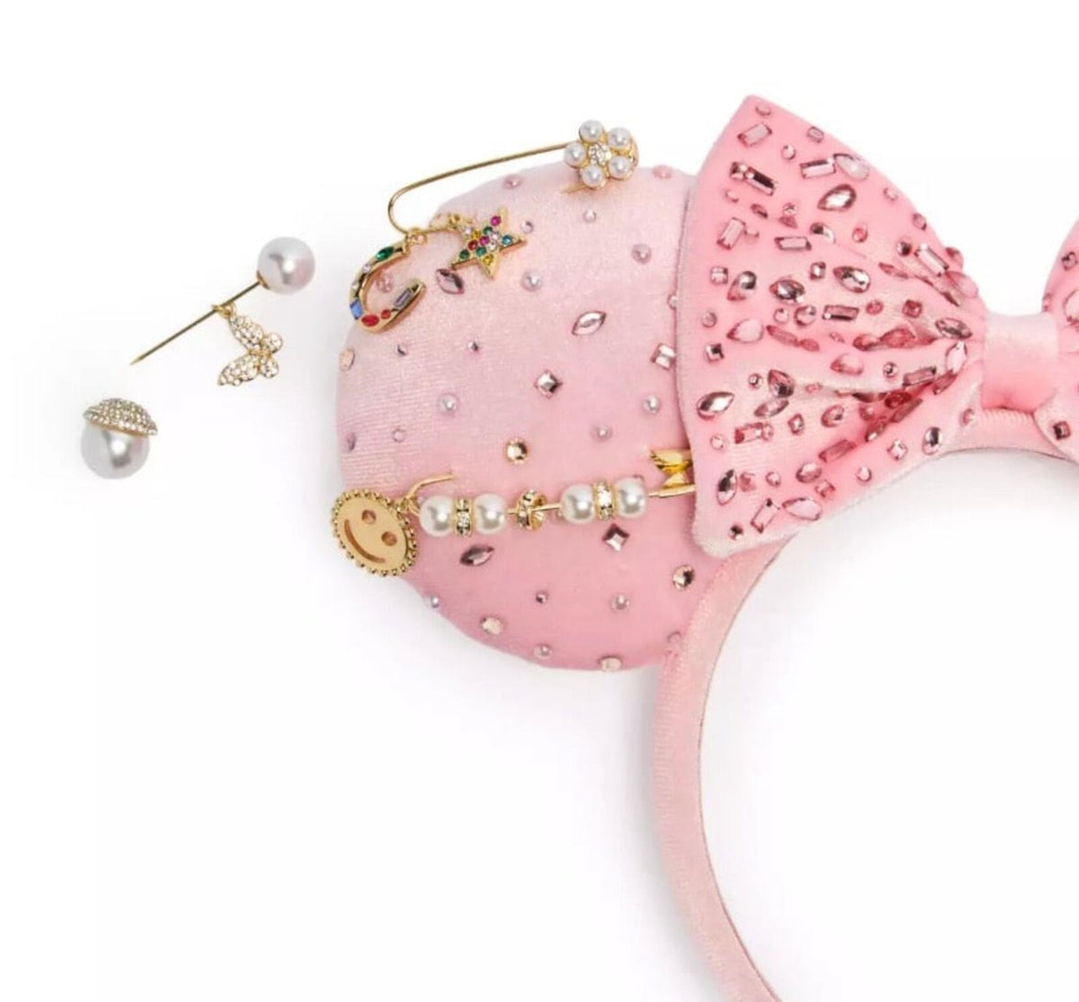 Minnie Mouse Custom Charm Ear Headband by BaubleBar