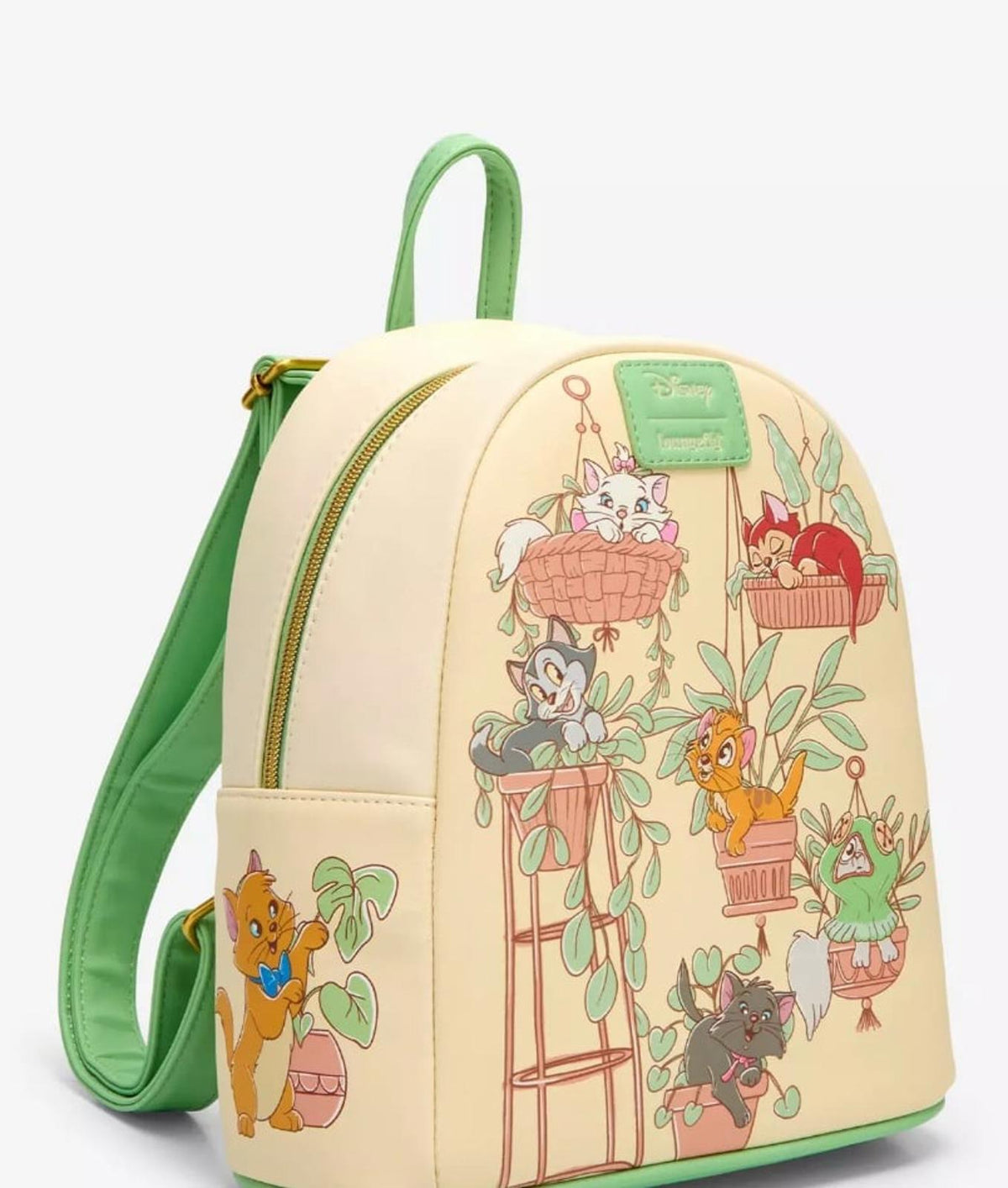 Loungefly Disney Cats & Plants Mini Backpack