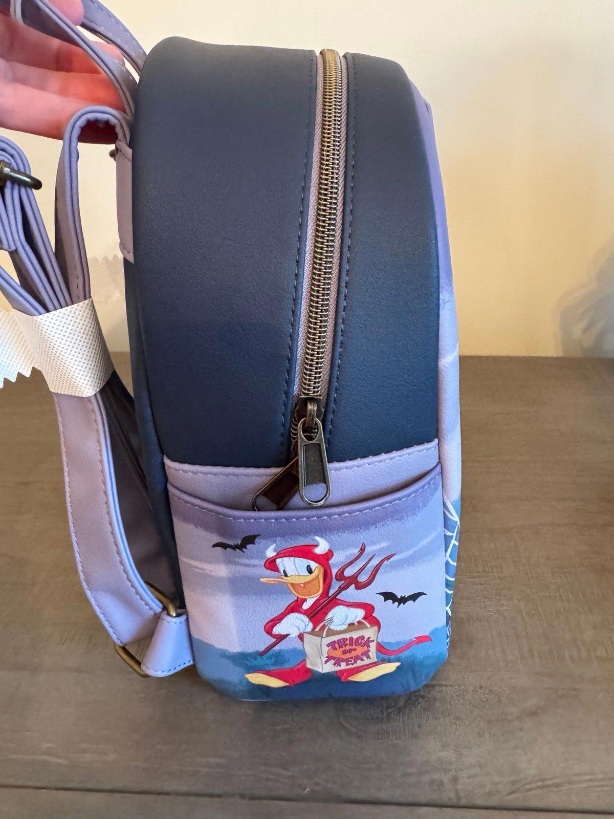 Loungefly Disney Mickey Mouse & Friends Halloween Mini Backpack NWT