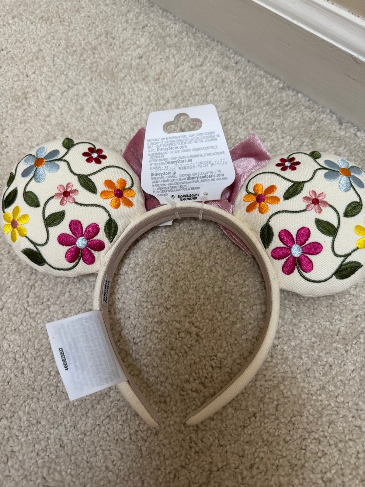 Minnie Mouse Floral Ear Headband by BaubleBar