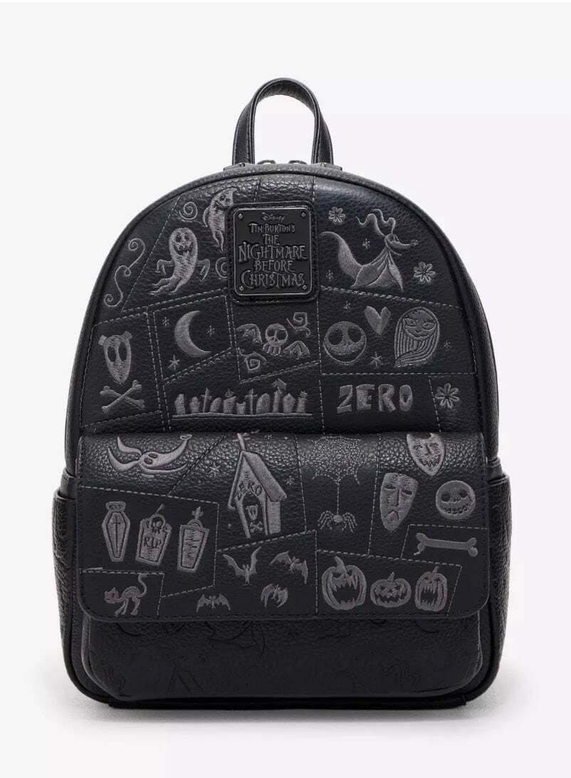 Disney The Nightmare Before Christmas Debossed Tonal Icons Mini Backpack