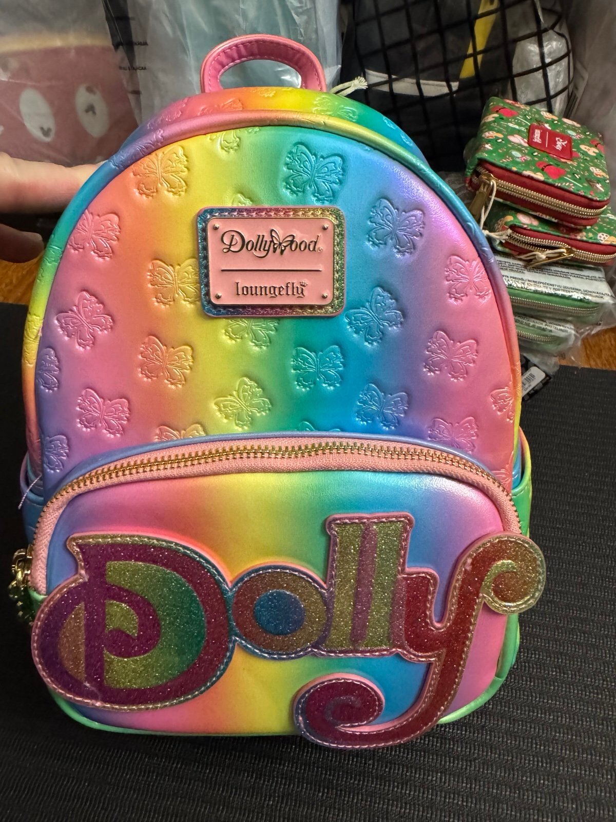 Loungefly Dolly Butterfly Embossed Pastel Mini Backpack