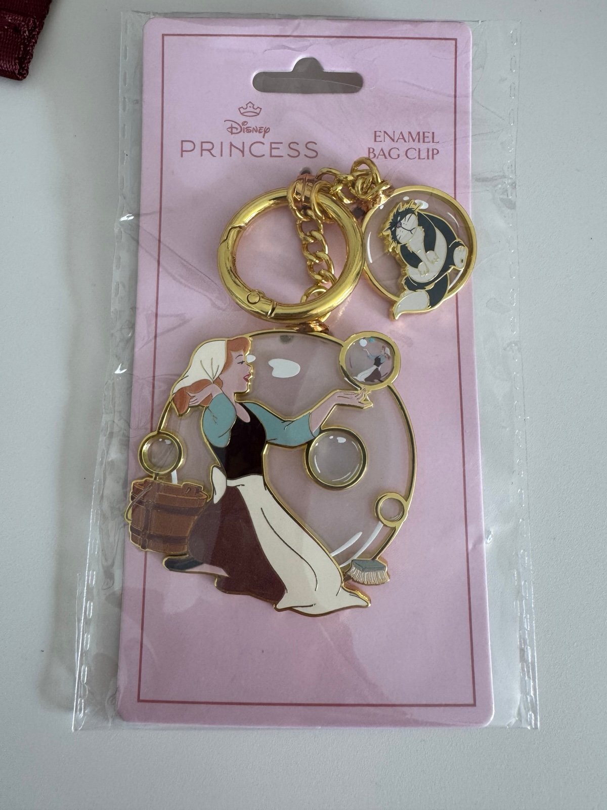 Disney Cinderella Bubble Multi-Charm Keychain