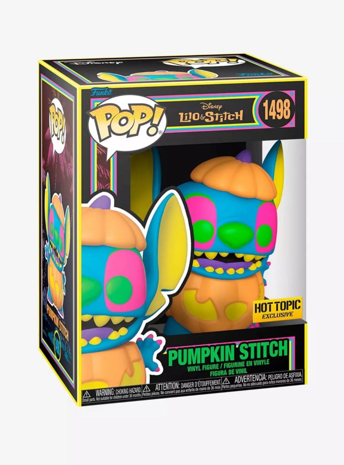 Funko Lilo & Stitch Pop Pumpkin Stitch (Black Light) Figure