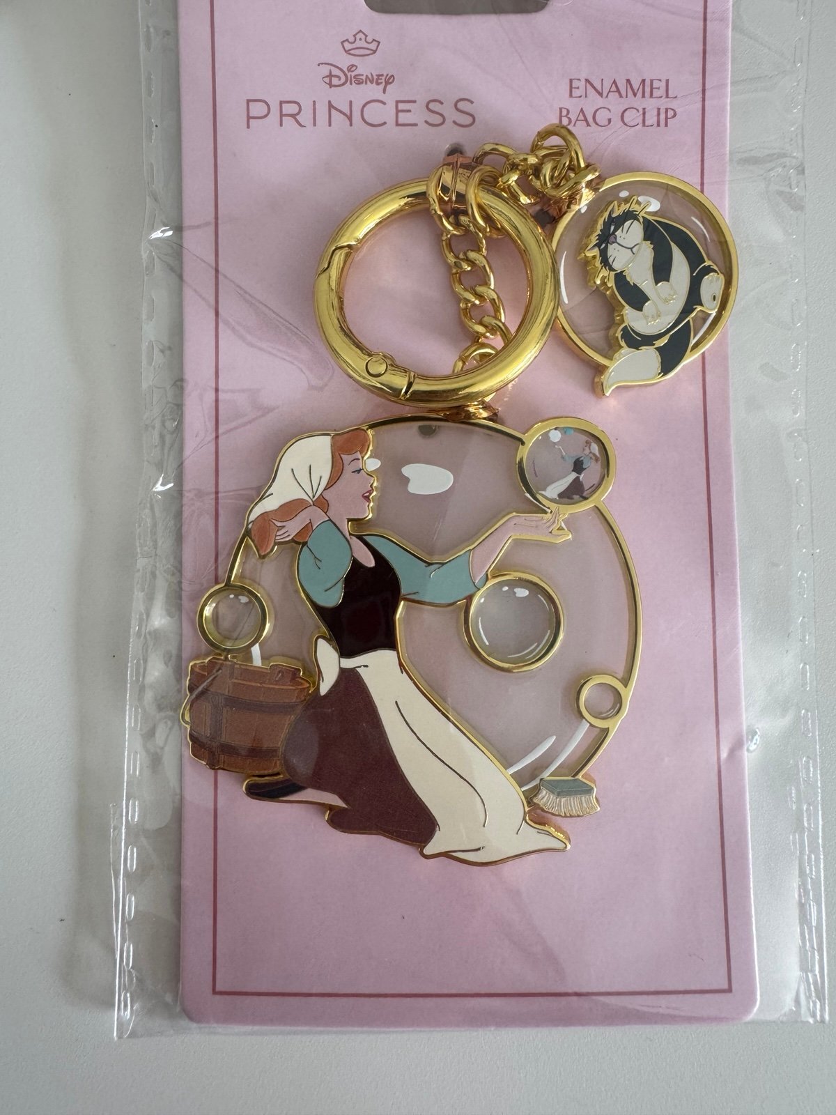 Disney Cinderella Bubble Multi-Charm Keychain