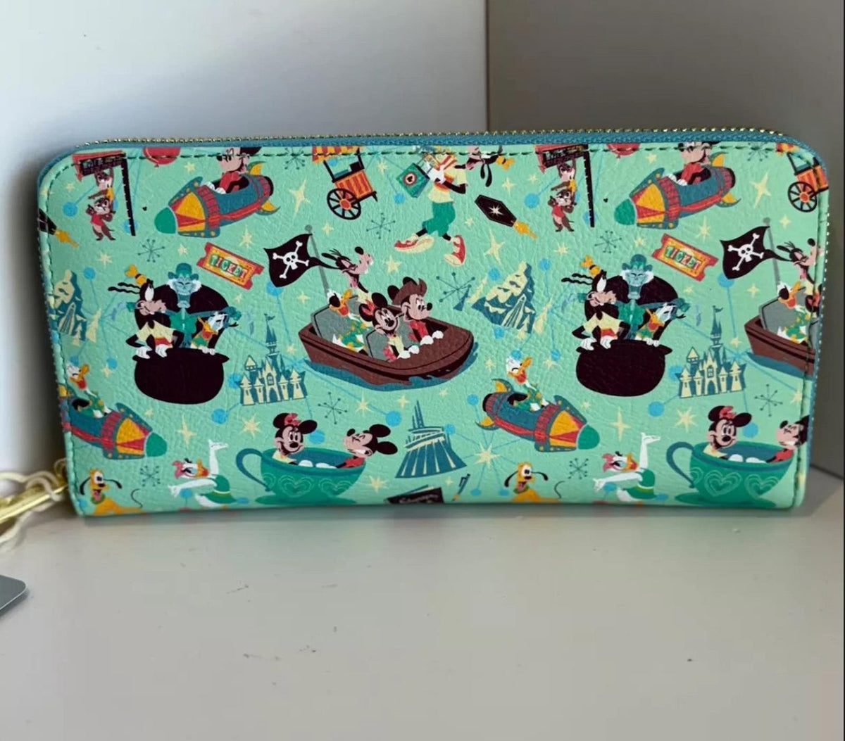 Loungefly Disney Parks Mickey Mouse & Friends PLAY IN THE PARK Backpack/Wallet SET