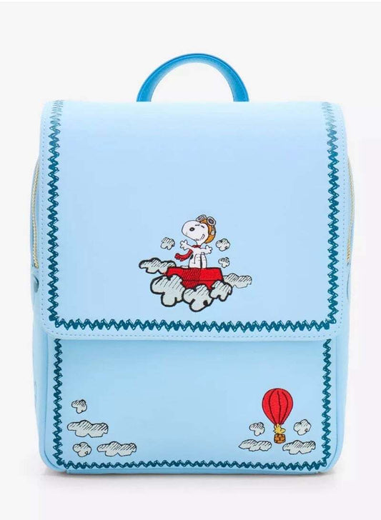 Loungefly Peanuts Snoopy and The Red Baron Mini Backpack