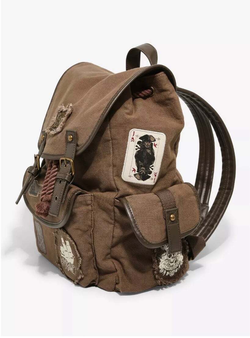 Disney The Pirates of the Caribbean Jack Sparrow Canvas Mini Backpack