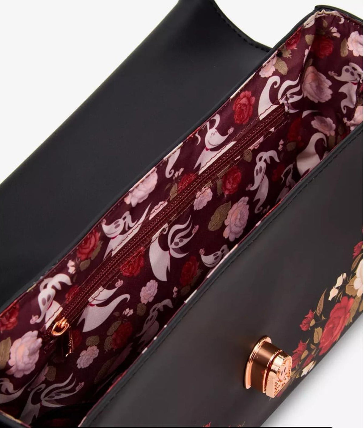 Loungefly Disney The Nightmare Before Christmas Foral Zero Crossbody Bag