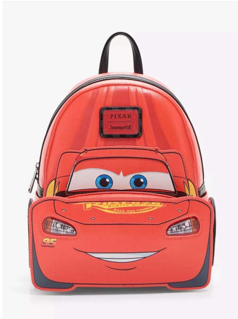 Loungefly Disney Pixar Cars Lightning McQueen Racing Mini Backpack