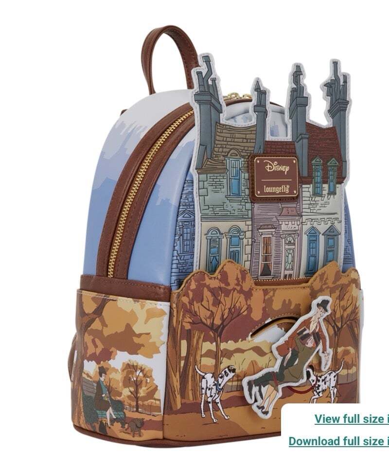 Loungefly 101 Dalmatians Roger & Anita Scene Mini Backpack