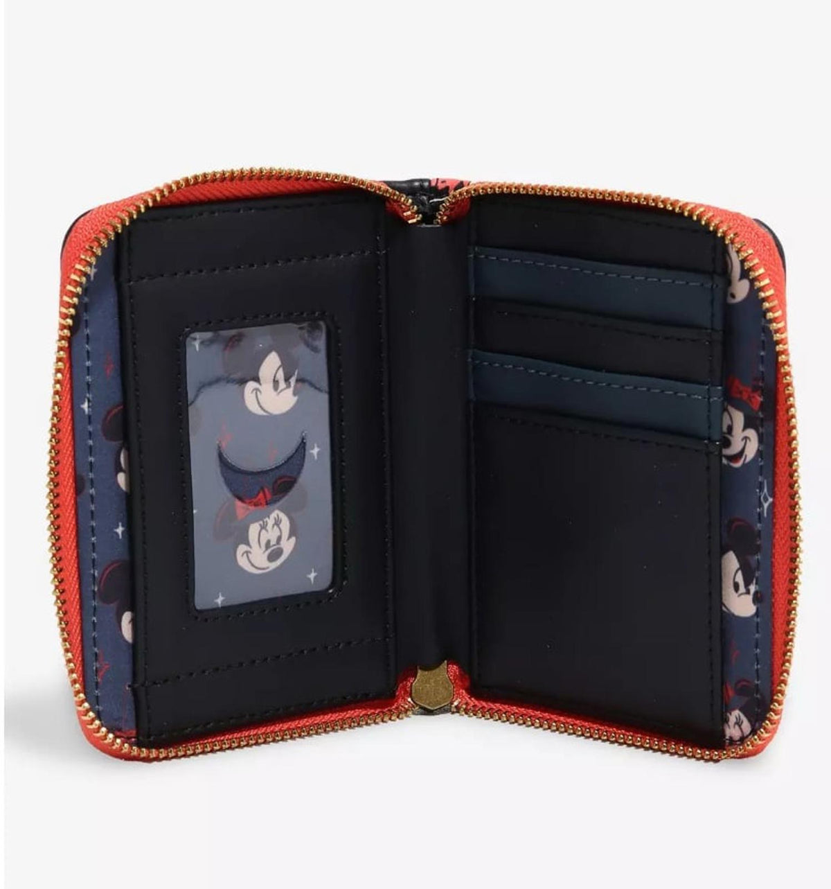 Loungefly Disney Mickey & Minnie Halloween Glow-in-the-Dark Wallet