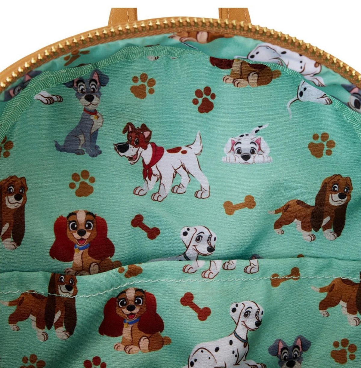 Loungefly Disney Heart Disney Dogs Triple Lenticular Mini Backpack
