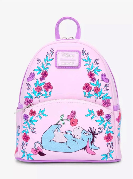 Loungefly Disney Winnie the Pooh Eeyore Floral Mini Backpack