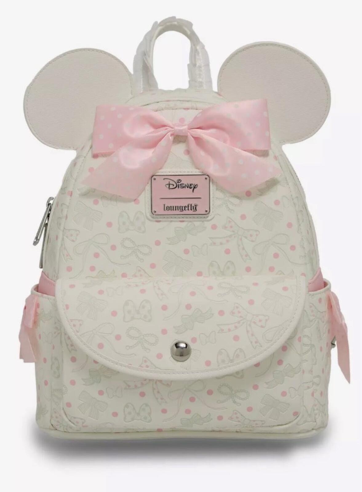 Loungefly Disney Minnie Mouse Bows & Ribbons Mini Backpack
