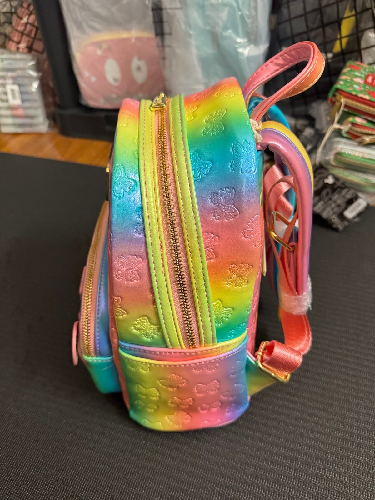 Loungefly Dolly Butterfly Embossed Pastel Mini Backpack