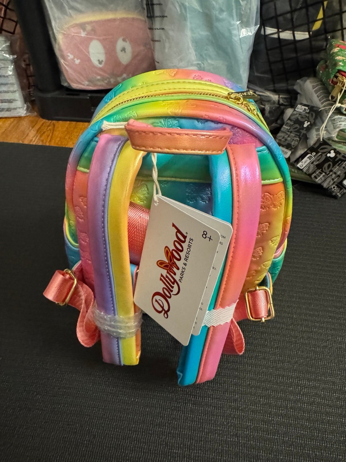 Loungefly Dolly Butterfly Embossed Pastel Mini Backpack