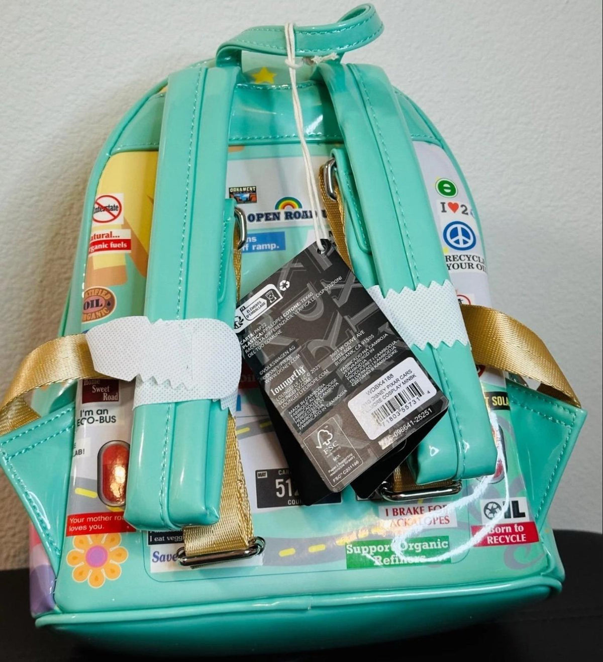 Loungefly Disney Cars Fillmore LE Cosplay Mini Backpack