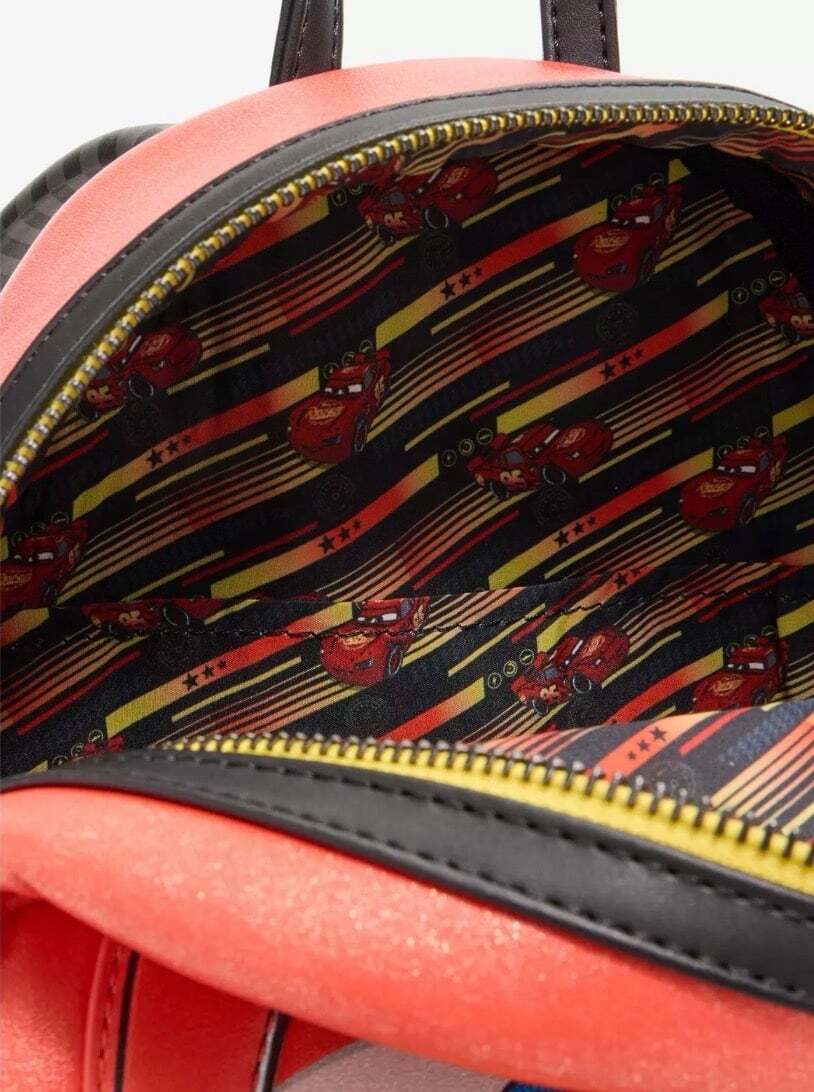 Loungefly Disney Pixar Cars Lightning McQueen Racing Mini Backpack