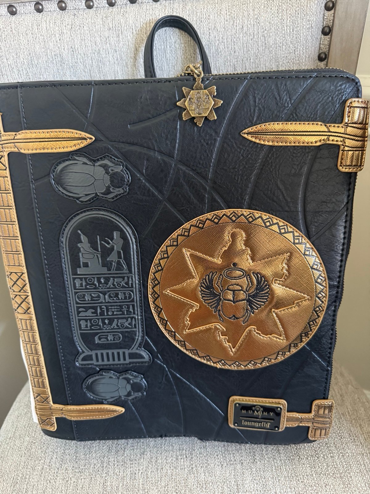 Loungefly Mummy Themed Black Backpack