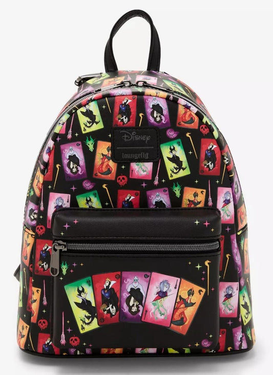 Loungefly Disney Villains Cards Mini Backpack