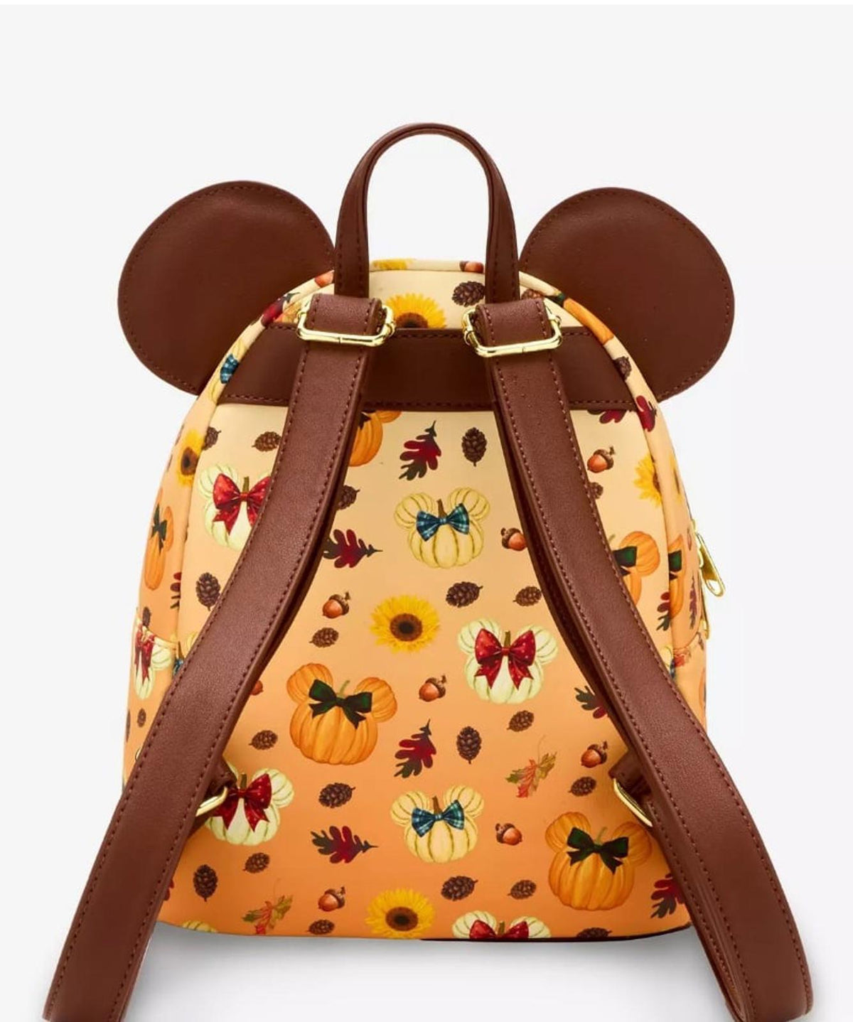 Loungefly Disney Minnie Mouse Fall Pumpkin Mini Backpack
