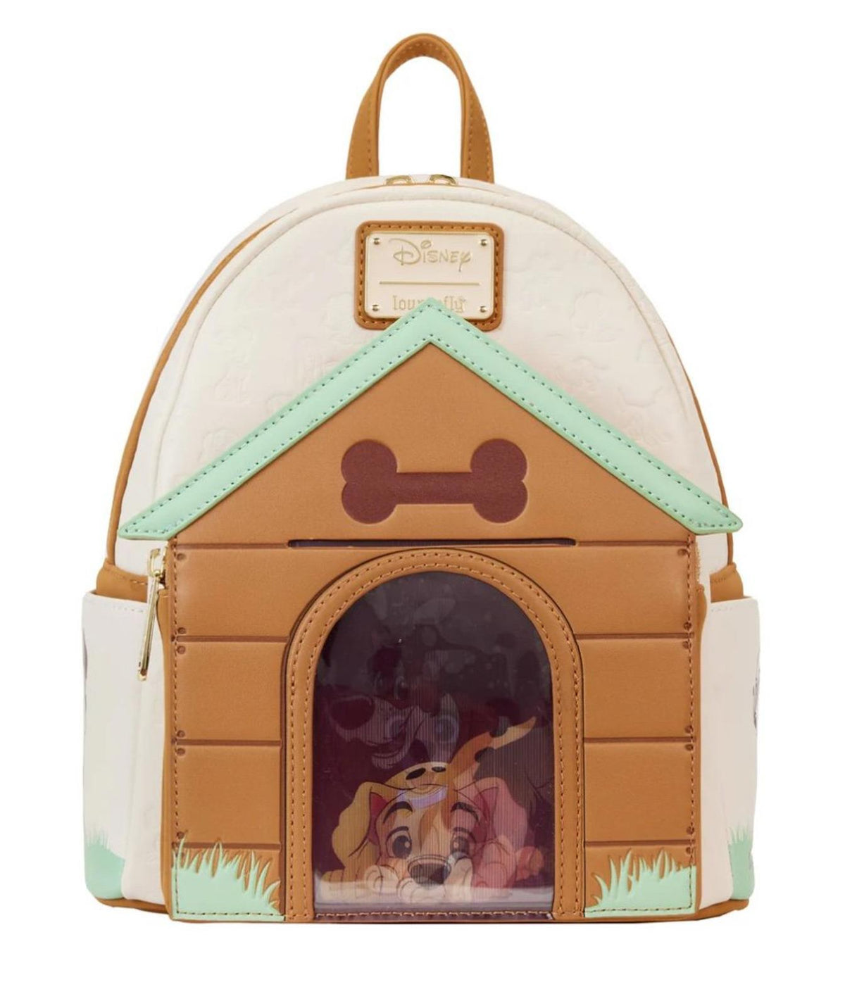 Loungefly Disney Heart Disney Dogs Triple Lenticular Mini Backpack