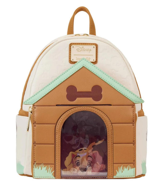 Loungefly Disney Heart Disney Dogs Triple Lenticular Mini Backpack