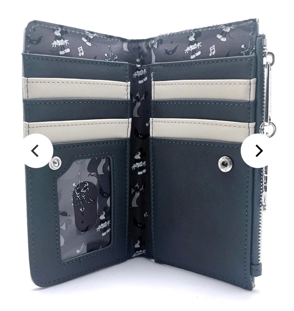 X LASR Exclusive Disney The Haunted House Mickey Flap Wallet