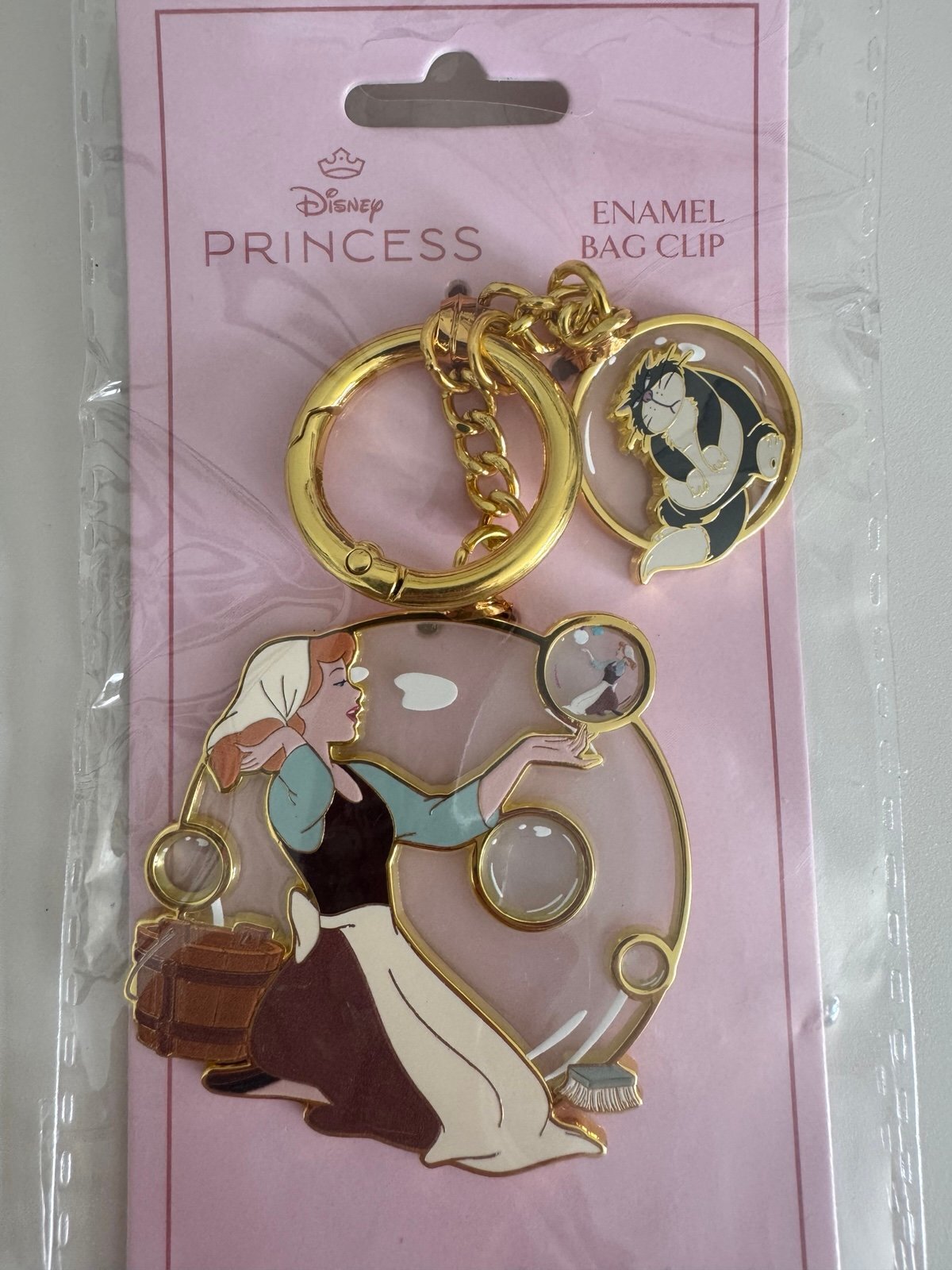 Disney Cinderella Bubble Multi-Charm Keychain