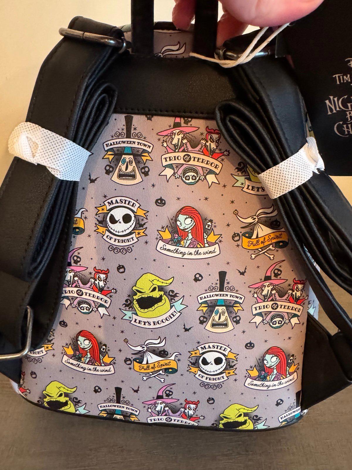 Loungefly The Nightmare Before Christmas Tattoo Art Mini Backpack