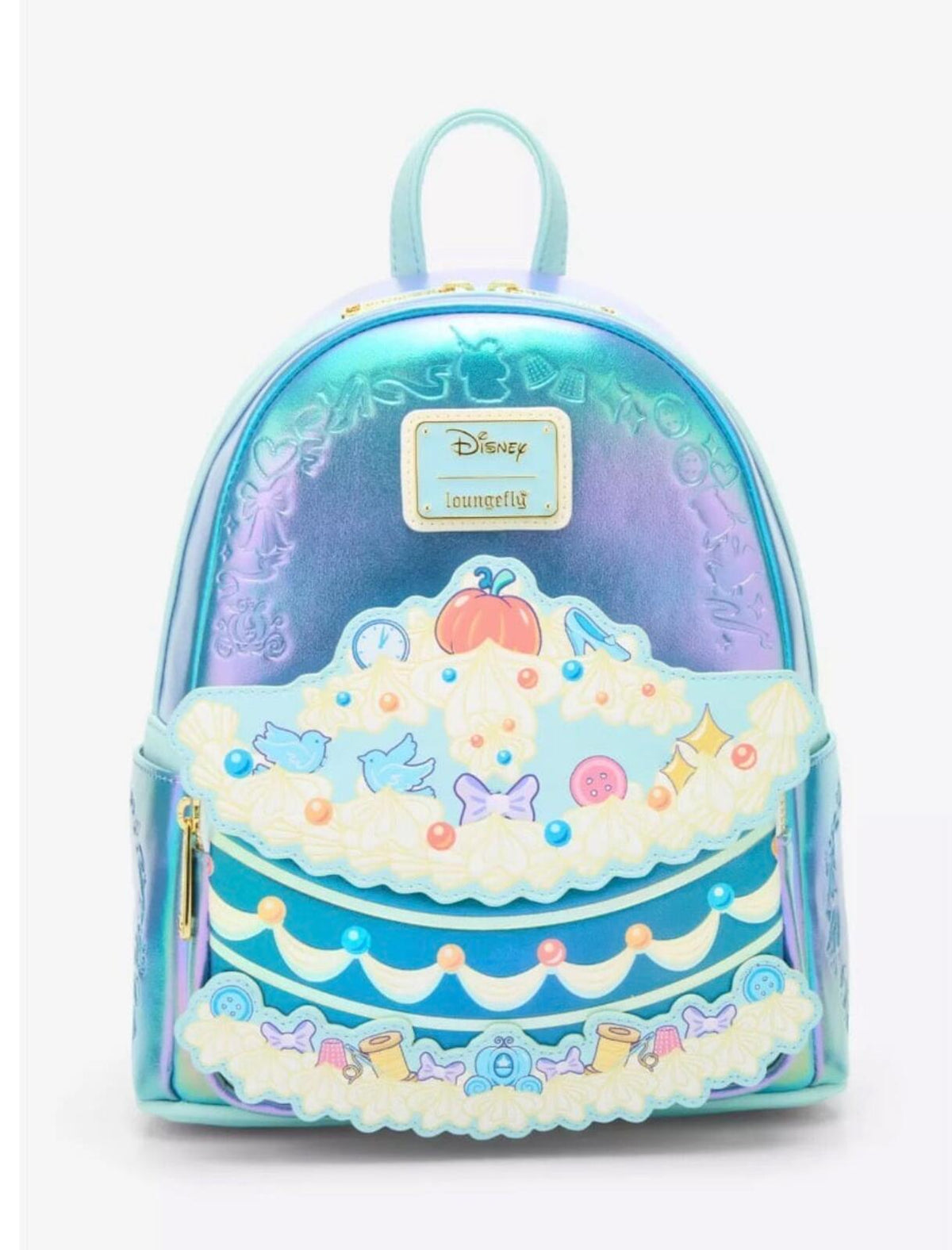 Loungefly Disney Cinderella Cake Iridescent Mini Backpack