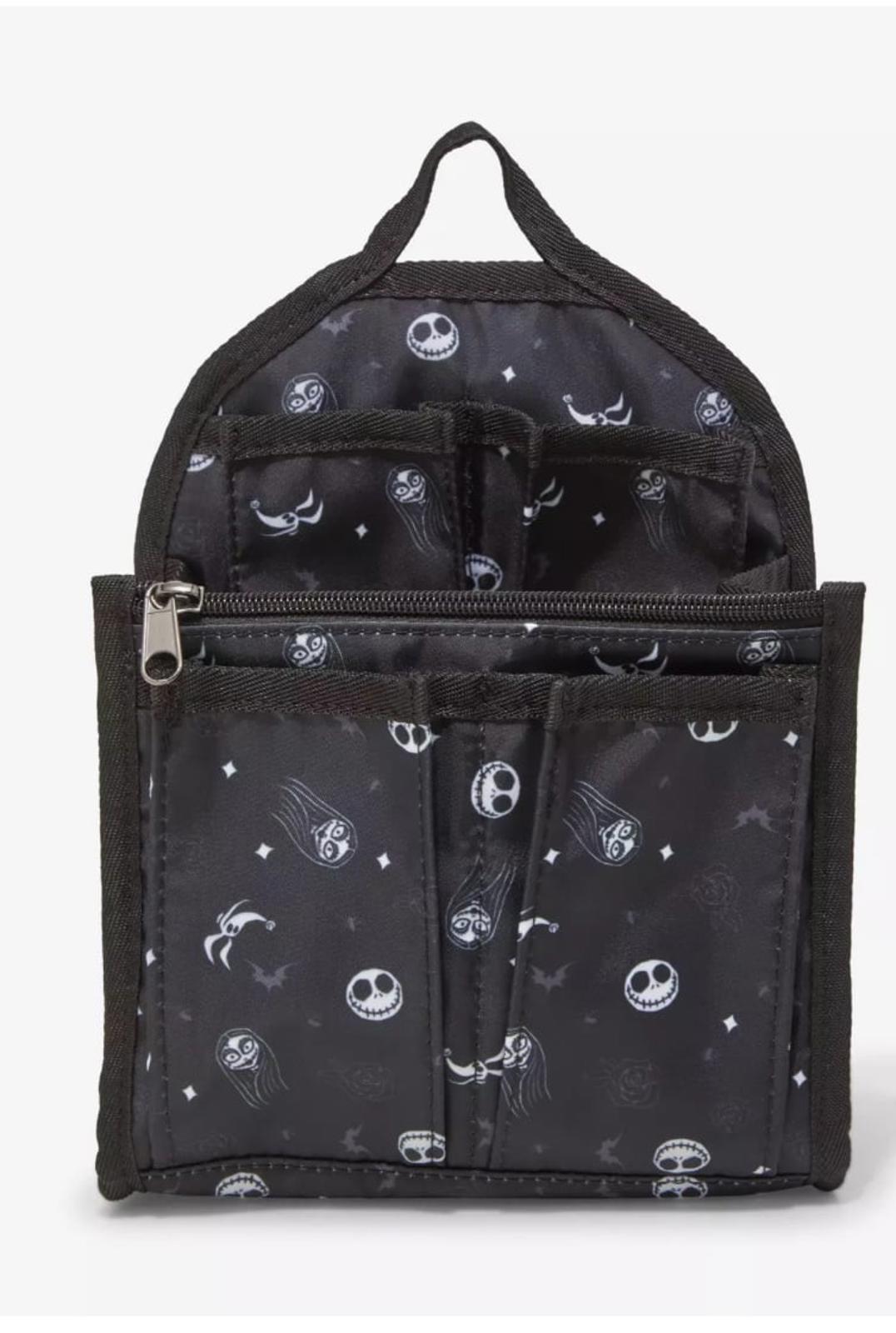 Disney The Nightmare Before Christmas Jack & Sally AOP Mini Backpack Organizer